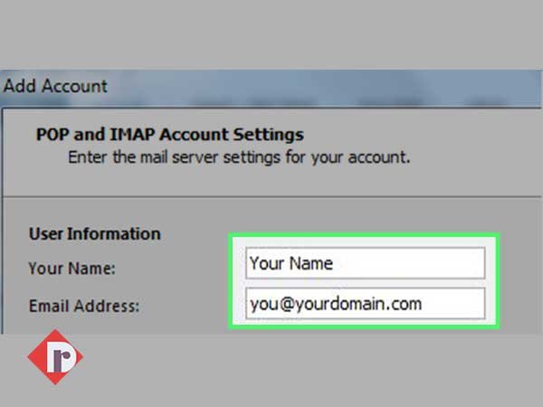 Enter “Name and Email Address” inside the ‘User Information Section’