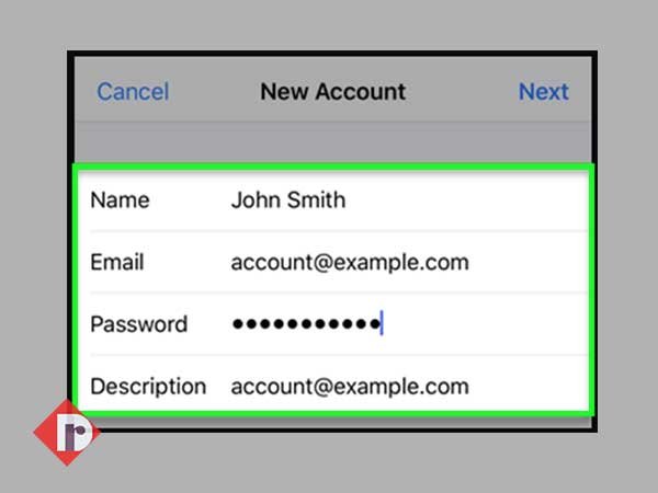 Enter the ‘User-Data’ of your AOL Mail account