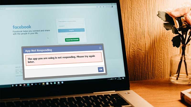 Why facebook app is not responding