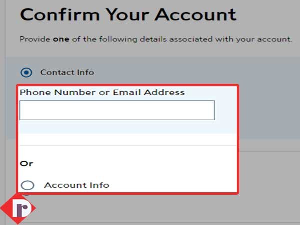 Enter your ‘Active Phone Number’ in the ‘Contact Info’ section