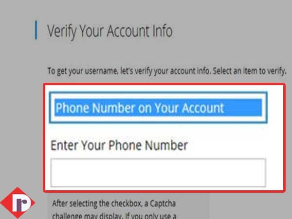 Type-in the ‘Phone Number’ that is linked to your Charter email address