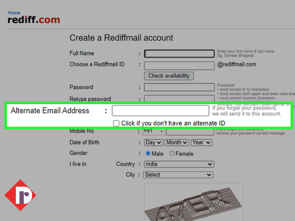 Alternate email address