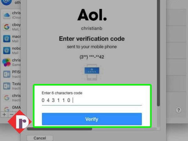 Enter the Verification Code