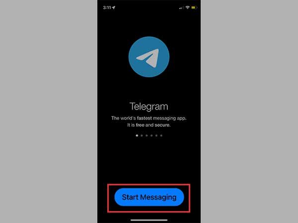 Click on Start messaging