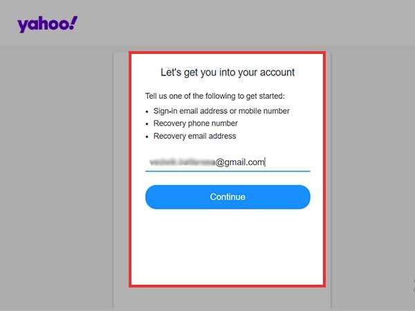 Yahoo Email Address