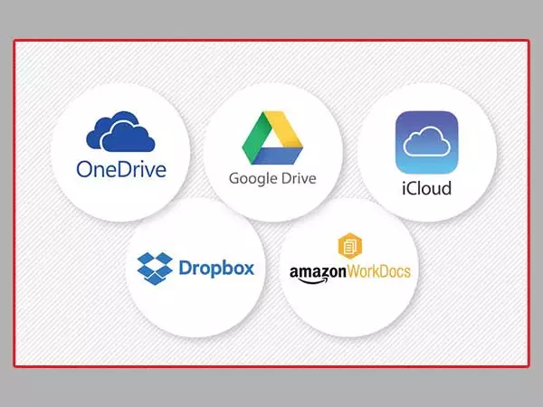 Different cloud storage providers