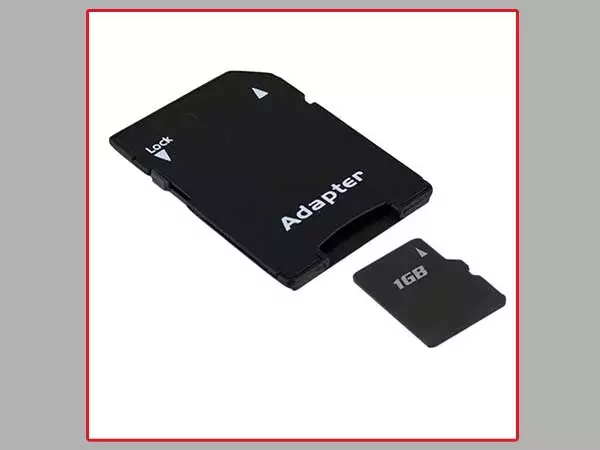 SD adapter helps TF cards to convert into SD cards