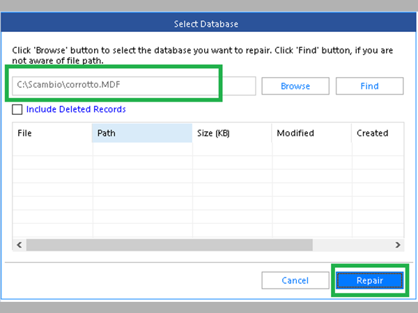 select-database