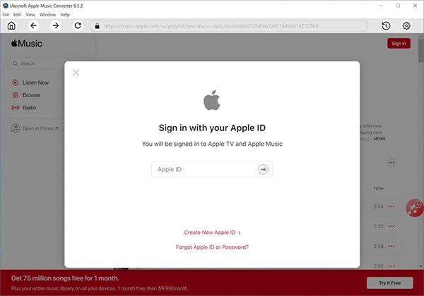 login-apple-account